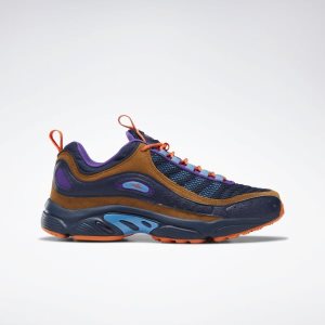 Reebok Daytona DMX II Turnschuhe Damen - Braun/Lila/Orange - DE 642-MCX